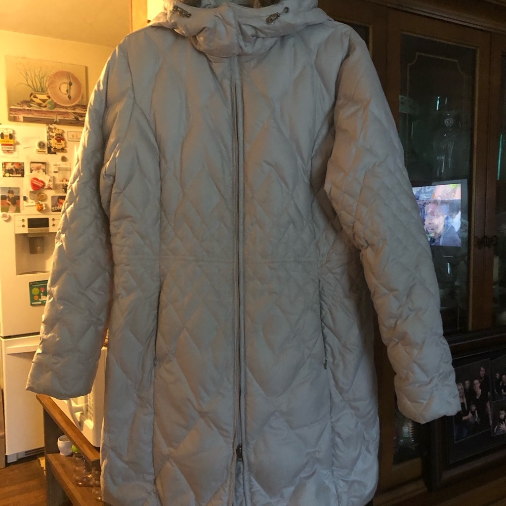 1990’s Eddie Bauer Goose Down winter coat 3/4 in length, size XL